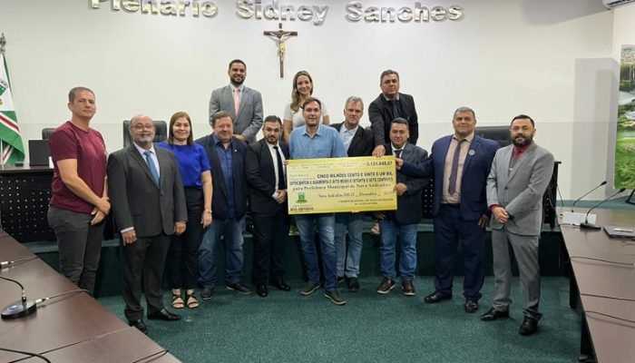 Câmara devolve R$ 5,1 milhões do duodécimo à Prefeitura de Nova Andradina