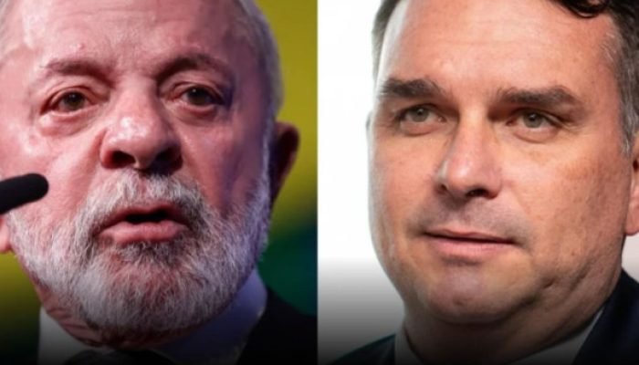 Flávio Bolsonaro se defende de ação da AGU por vincular Lula a facções Flávio Bolsonaro se defende de ação da AGU por vincular Lula a facções