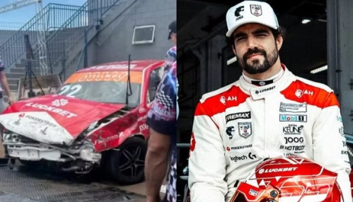 Caio Castro sofre acidente de carro durante treino de corrida