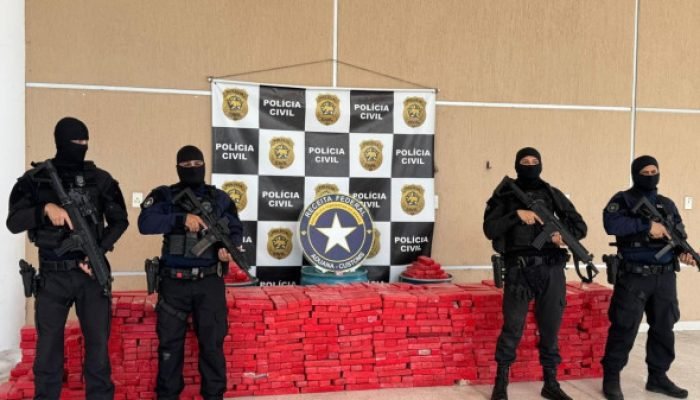 Mais de uma tonelada de maconha apreendida em Parnamirim (RN)