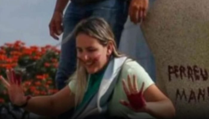 Moraes aceita justifica Débora do batom após ida a hospital